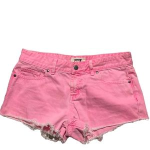 Pink Victoria's Secret Shorts Pink Denim Shorts (VINTAGE)